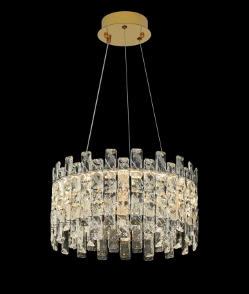 Люстра подвесная Alfa Light F4024-33 400mm SDG LED мощность 35 Вт