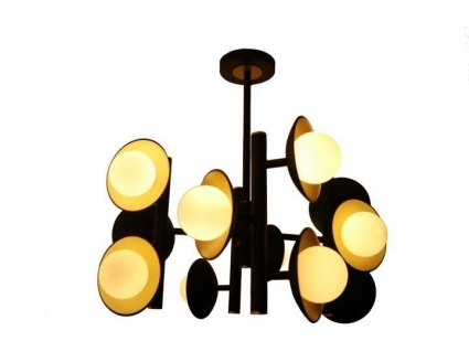 Люстра подвесная Alfa Light F3224-29 W800*H350 G9 в стиле модерн, цвет черный