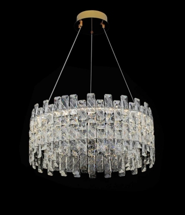 Люстра подвесная Alfa Light F4024-34 500mm SDG LED мощность 45 Вт