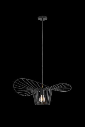 Люстра подвесная Alfa Light F3524-16 Black E27*1 в стиле модерн, цвет черный