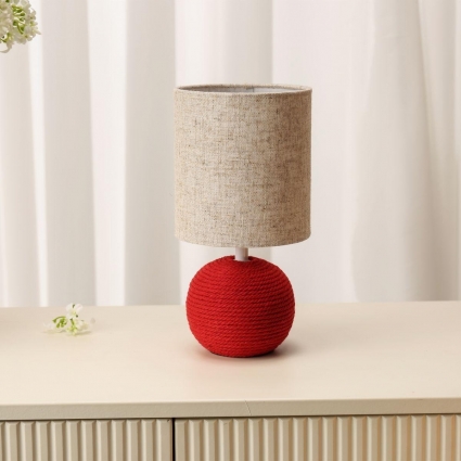 Настольная лампа TopDecor Amigo T1 09 цвет бежевый, мощность 60 Вт