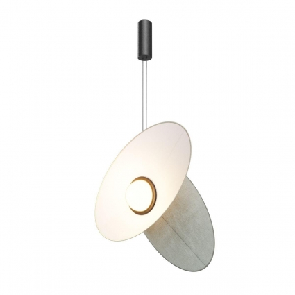 Подвесной светодиодный светильник Maytoni Modern Evolution MOD396PL-L10GR3K в современном стиле, цвет серый