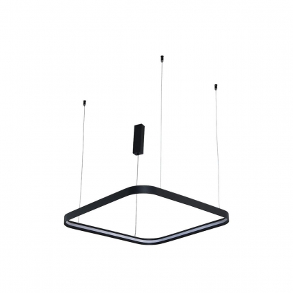 Подвесной светодиодный светильник Italline IT013-6024 black 3000K цвет черный, мощность 42 Вт