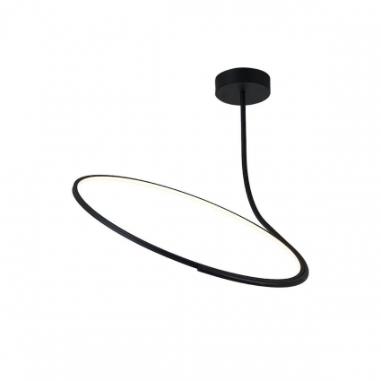 Подвесной светодиодный светильник Italline IT013-6025 black 3000K цвет черный