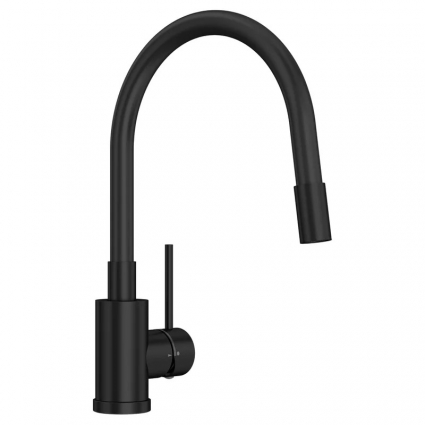 Смеситель для кухни Elghansa Kitchen 56F4016-Black black однорычажный, черный