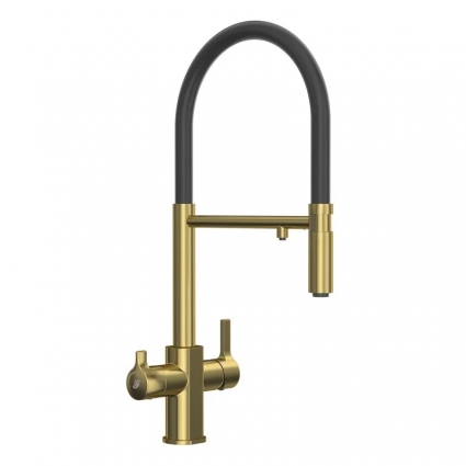 Смеситель для кухни Elghansa Kitchen Pure Water 56F5511-MattGold matt gold однорычажный, золото