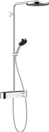 Душевая стойка Hansgrohe Pulsify Showerpipe 260 1jet 24220000, хром, штанга 113.7 см, шланг пластиковый 160 см