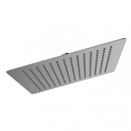 Верхний душ Clever SLIM INOX AIR 300X300 61962 цвет серый,  в современном стиле