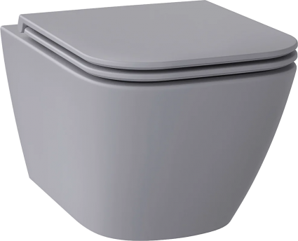 Унитаз подвесной Wellsee Pure BY Wellsee 182605001 серый, 36x52 см