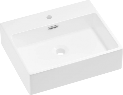 Накладная раковина Wellsee Graceful Pro 150902000, 50, глянцевая белая, цвет белый