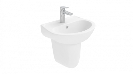 Раковина Creavit Oval TP145-00CB00E-0000 белая глянцевая цвет белый