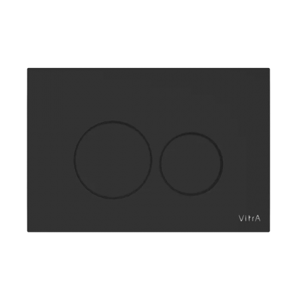 Кнопка смыва VitrA Origin 740-2411, матовая черная, механическая