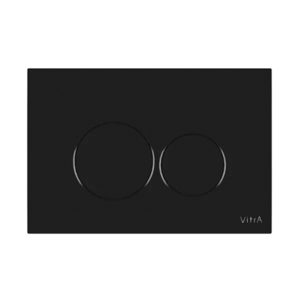Кнопка смыва VitrA Origin 740-2450, глянцевая черная, механическая