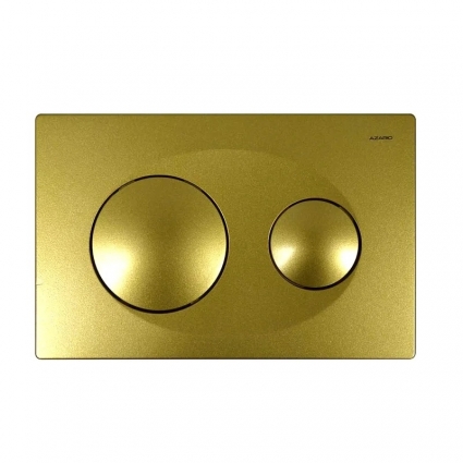 Кнопка смыва Azario AZ-8200-0014, матовое золото, механическая