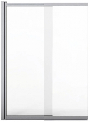Шторка для ванны Azario Merrit 100х140 цвет профиля серебро AZ-NF6122 1000 стекло прозрачное