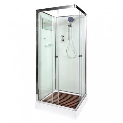 Душевая кабина DTO K 401, без крыши, квадратная, двери раздвижные