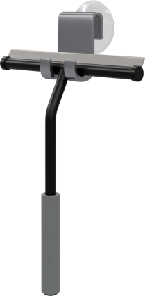 Скребок Wasserkraft K-211BLACK (P) черный,  в современном стиле