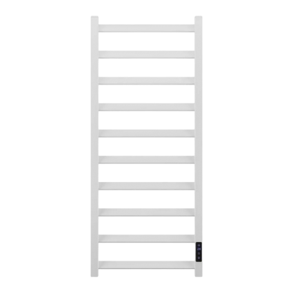 Полотенцесушитель электрический Point Атлант П10 PN18840W, 40x100 белый, лесенка