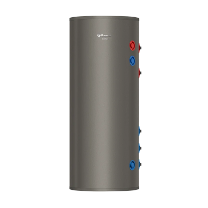 Водонагреватель Thermex Kredo 111358, 150 F, спиральный теплообменник, серый