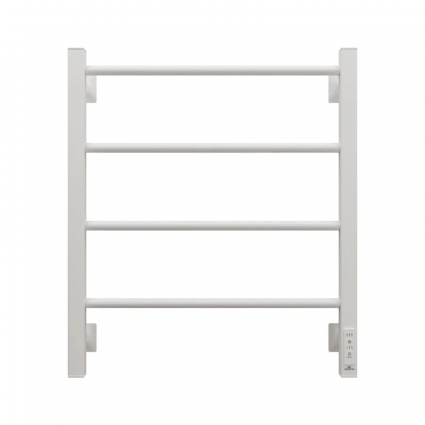 Полотенцесушитель электрический Grota Simple K RAL9016 EL, 53х60, матовый белый, лесенка