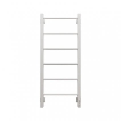 Полотенцесушитель электрический Grota Simple K RAL9016 EL, 43х100, матовый белый, лесенка