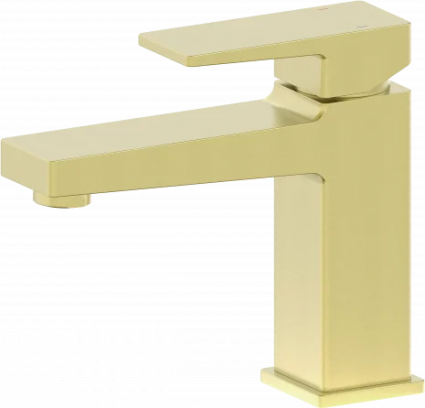 Смеситель для раковины Wonzon & Woghand WW-88018068-BG брашированное золото однорычажный, длина излива 13.04 см