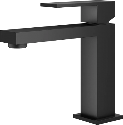 Смеситель для раковины Plumberia Selection Tag TG0053NO матовый черный однорычажный, длина излива 14 см
