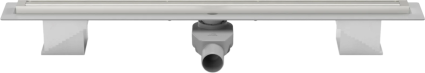 Душевой трап (лоток) MCH Chudej Slim Line Premium CH600SLP 60 см, матовый хром, в пол, выпуск боковой