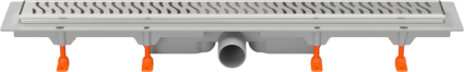 Душевой трап (лоток) MCH Chudej Harmony CH750/50HN 75 см, хром, в пол, выпуск боковой