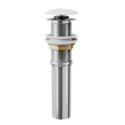 Донный клапан для раковины D&K DC9008 белый матовый