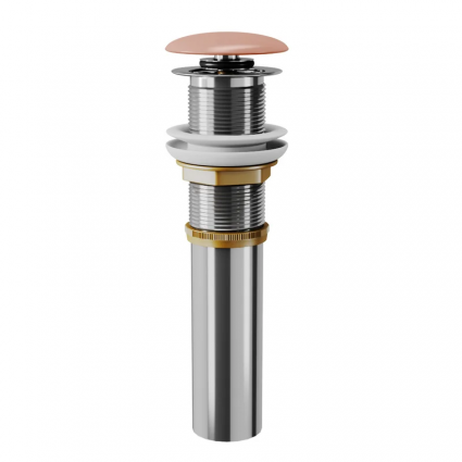 Донный клапан для раковины D&K DC9004 розовый матовый