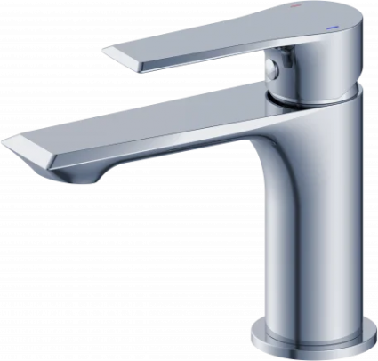 Смеситель для раковины Wonzon & Woghand WW-88018079-CR хром однорычажный, длина излива 12.2 см