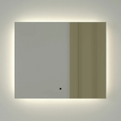 Зеркало Defesto Glow DF 2503RH 60х50 с LED-подсветкой, 4 500 K, инфракрасный выключатель