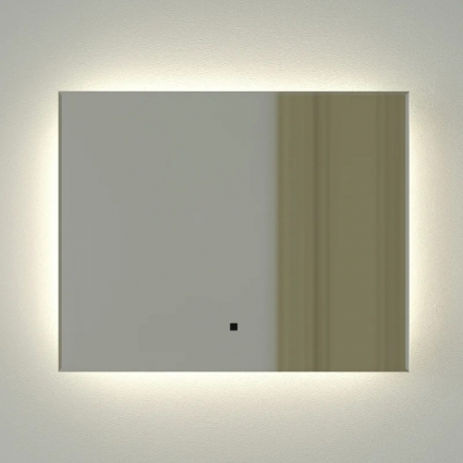 Зеркало Defesto Glow DF 2501RH 50х40 с LED-подсветкой, 4 500 K, инфракрасный выключатель