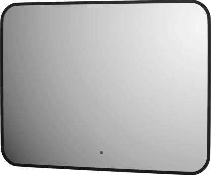 Зеркало Defesto Aura DF 2967RH 80x60, с нейтральной подсветкой, инфракрасный выключатель, черное