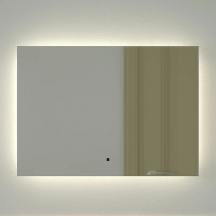 Зеркало Defesto Glow DF 2504RH 70х50 с LED-подсветкой, 4 500 K, инфракрасный выключатель