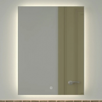 Зеркало Defesto Glow DF 2507S 60х80 с LED-подсветкой, 4 500 K, сенсорный выключатель