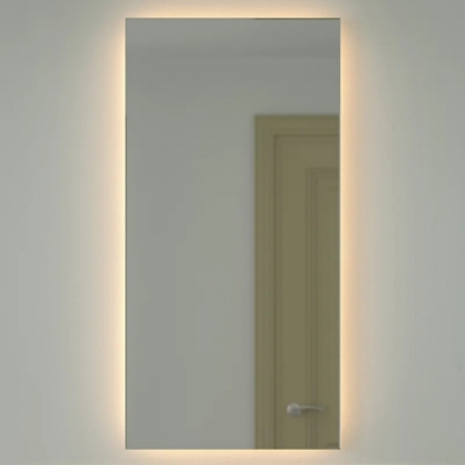 Зеркало Defesto Glow DF 2518 60х120 с LED-подсветкой, 3000 K, без выключателя