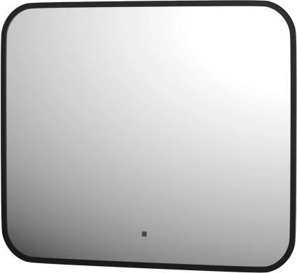 Зеркало Defesto Aura DF 2963RH 60x50, с нейтральной подсветкой, инфракрасный выключатель, черное