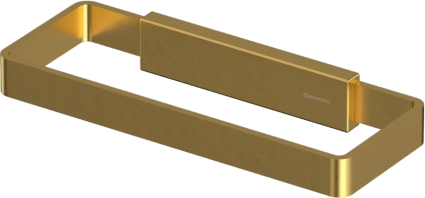 Полотенцедержатель WHITECROSS Cubo CU2458GLB брашированное золото подвесной,  в современном стиле