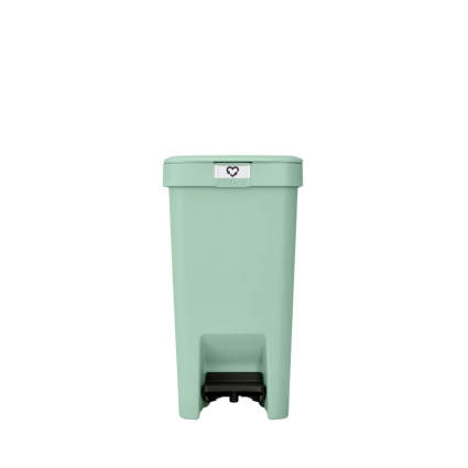 Мусорное ведро Brabantia StepUp 800368, 10 л, мятно-голубое, напольное