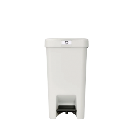 Мусорное ведро Brabantia StepUp 800221, 16 л, светло-серое, напольное