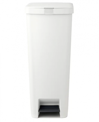 Мусорное ведро Brabantia StepUp 800009, 40 л, светло-серый, напольное
