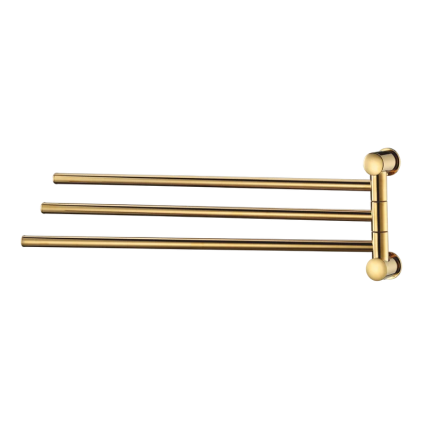 Полотенцедержатель Wasserkraft Tauber 1033PG, polished gold, подвесной, поворотный