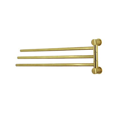Полотенцедержатель Wasserkraft Tauber 1033BG, brushed gold, подвесной, поворотный