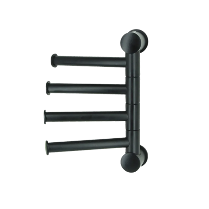 Полотенцедержатель Wasserkraft Elbe 1054B, black, подвесной, поворотный