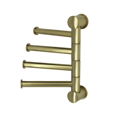 Полотенцедержатель Wasserkraft Aisch 1054BG, brushed gold, подвесной, поворотный