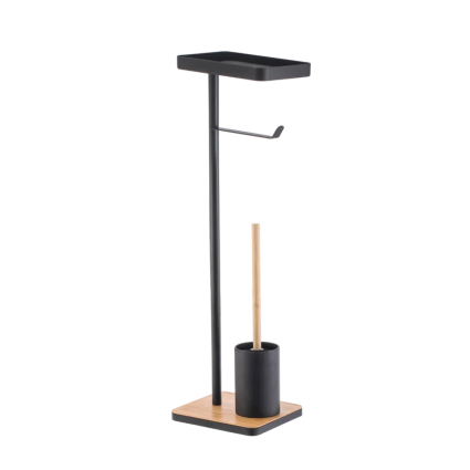 Стойка Fora Bamboo style FOR-ST-01BL, черный, бамбук, напольная