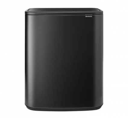 Мусорное ведро Brabantia Bo TOUCH BIN, 60 л, темно-серое, напольное