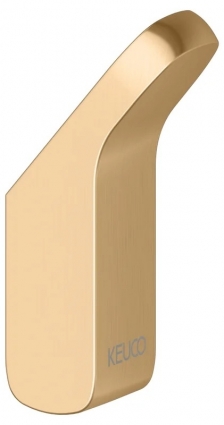 Крючок Keuco Collection Moll 12715, латунь шлифованная в современном стиле